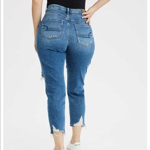 American Eagle Stretch Curvy Mom Jeans